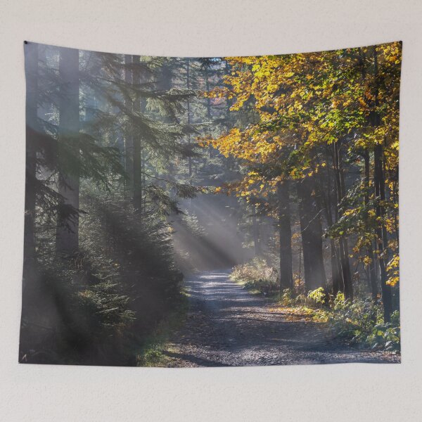 Item preview, A Foggy Forest Trail in the Mountains of Southern Poland designed and sold by Jon Shore.