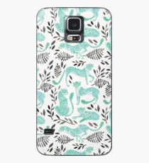 Collection Guépard - Palette Menthe et Noir Coque et skin Samsung Galaxy