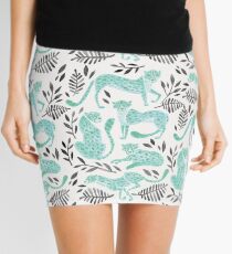 Collection Guépard - Palette Menthe et Noir Minijupe