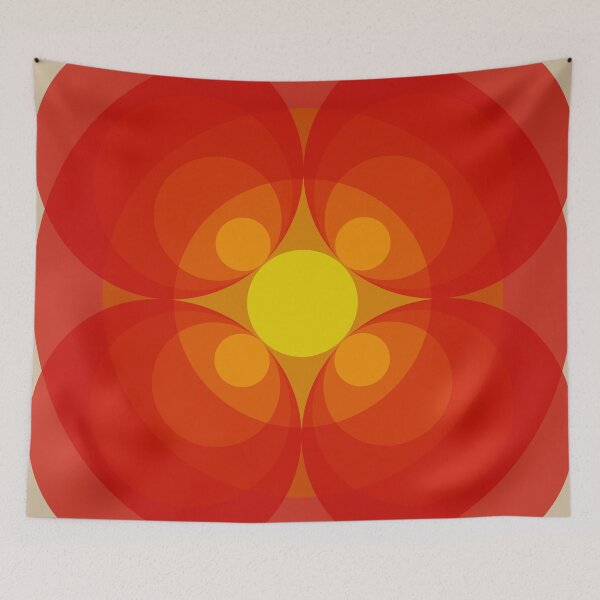 Item preview, Retro Classic Flower designed and sold by Retro-Rocket.