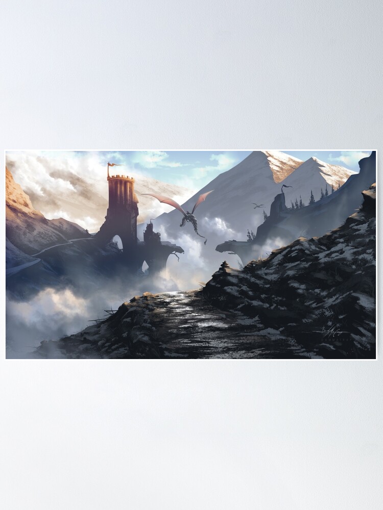 Alternate view of cloud dancer tower Poster