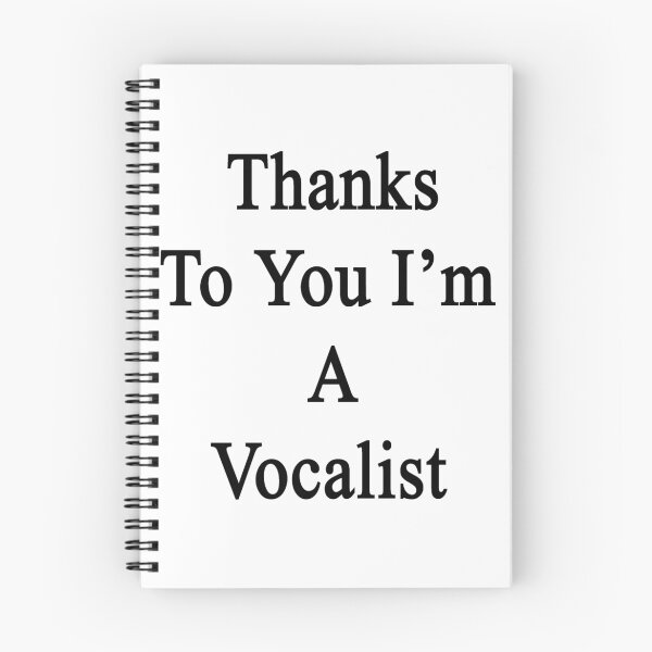 Item preview, Thanks To You I'm A Vocalist  designed and sold by supernova23.