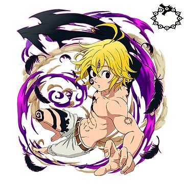 Nanatsu No Taizai Anime Meliodas Ban and King Magnet by NezuSenpai