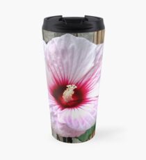 Oversized Hibiscus Flower Travel Mug