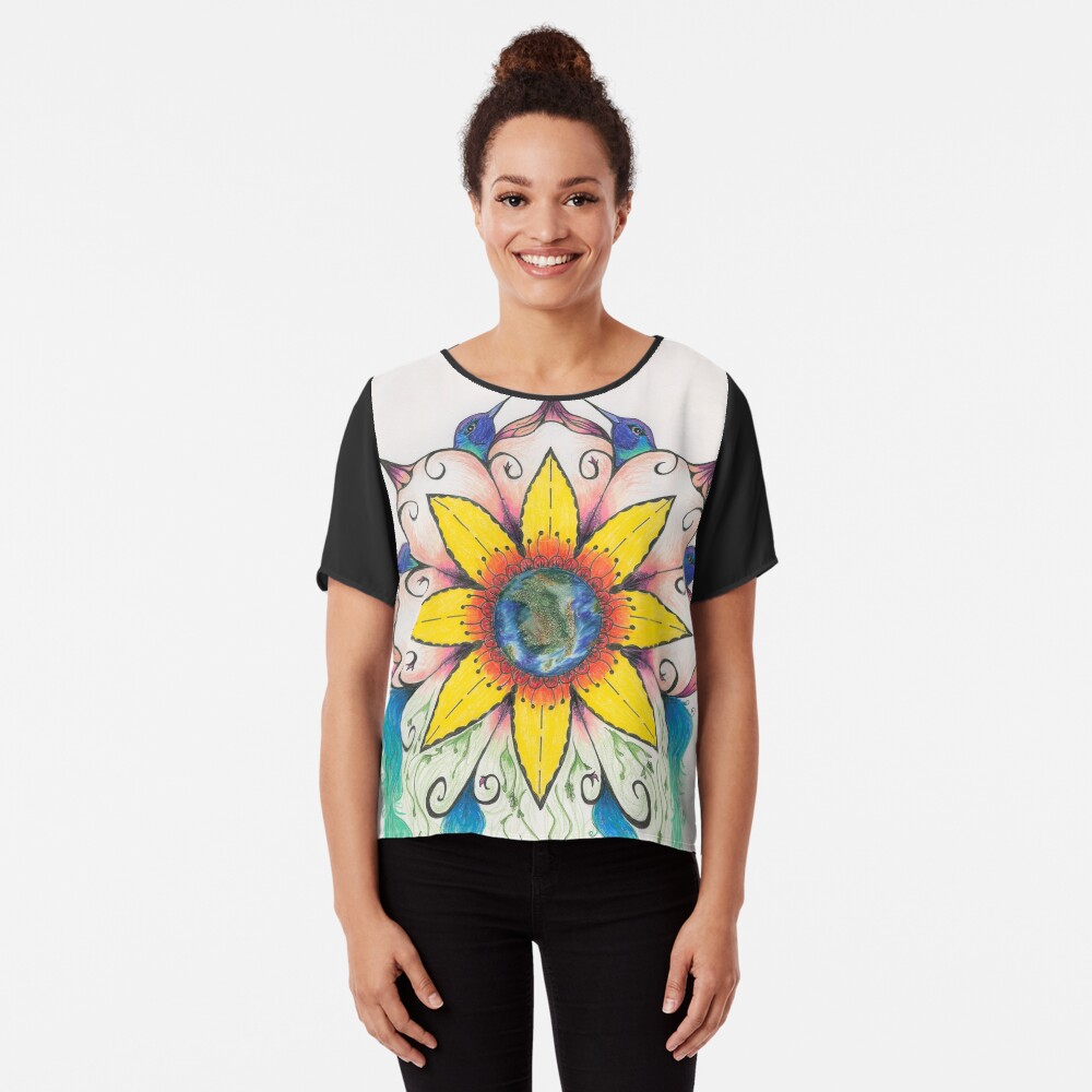 Symphony of Summer Chiffon Top