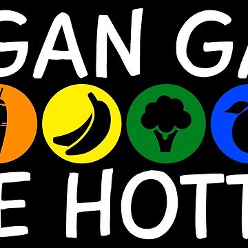 Vorschaubild zum Design Vegan Gays Are Hotter - LGBT Pride Month Gift von yeoys