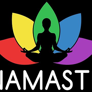 Vorschaubild zum Design Namaste Lotus Plant - LGBT Pride Month Gift von yeoys