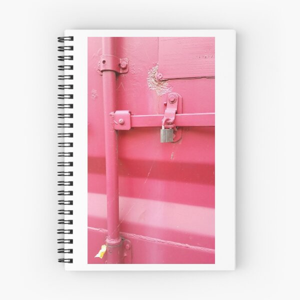 Item preview, Urban Pink Lock on Metal Door designed and sold by Maya Victorine.