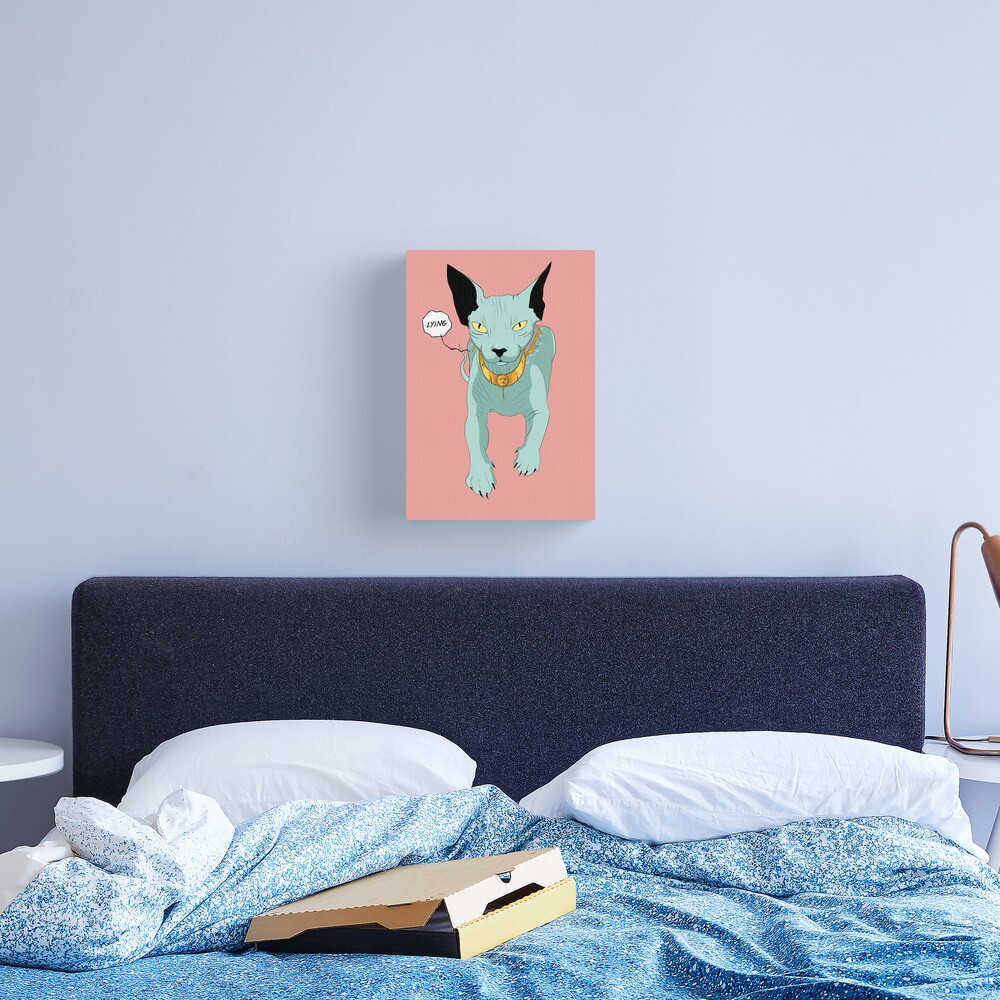 Lying Cat Canvas Print