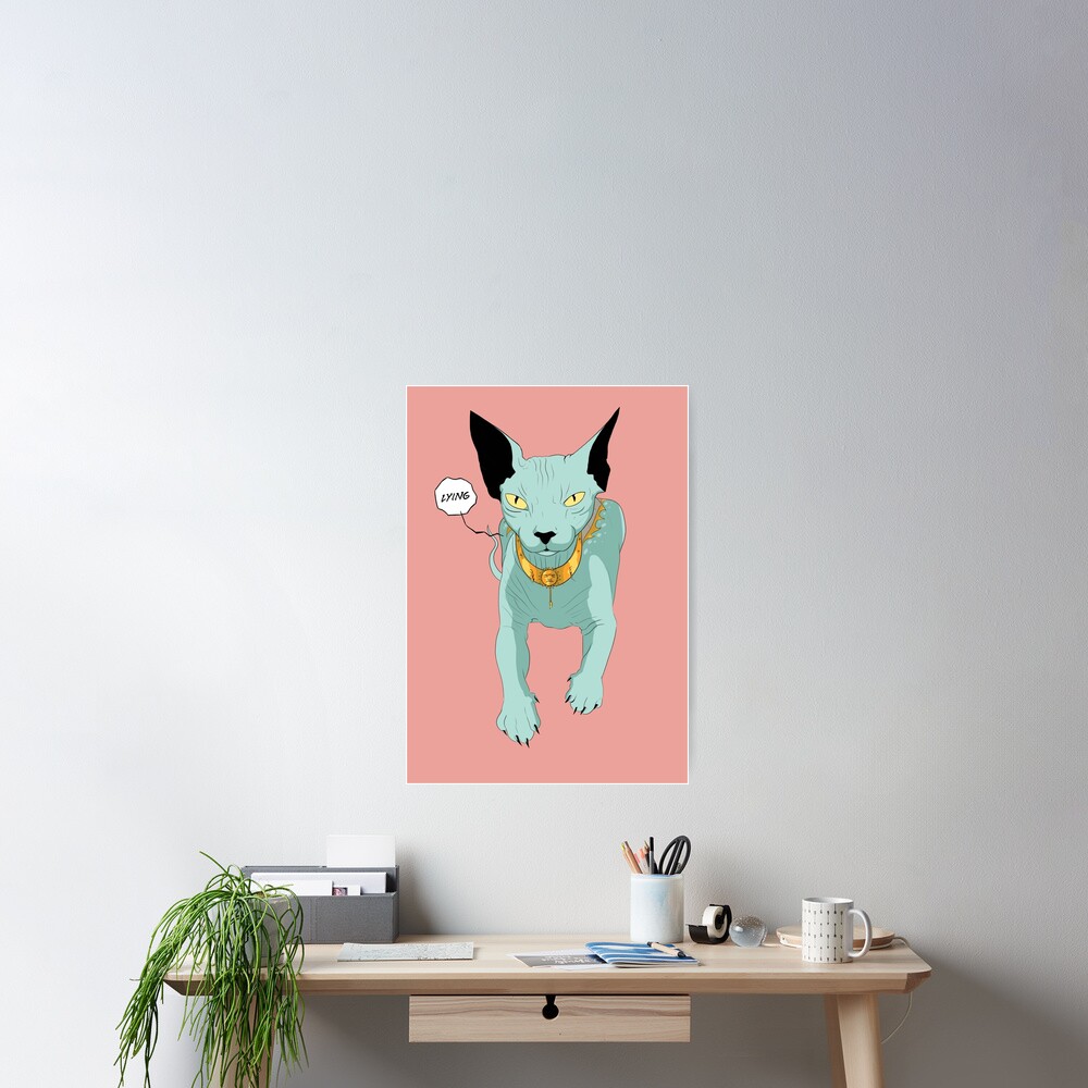 Lying Cat Poster