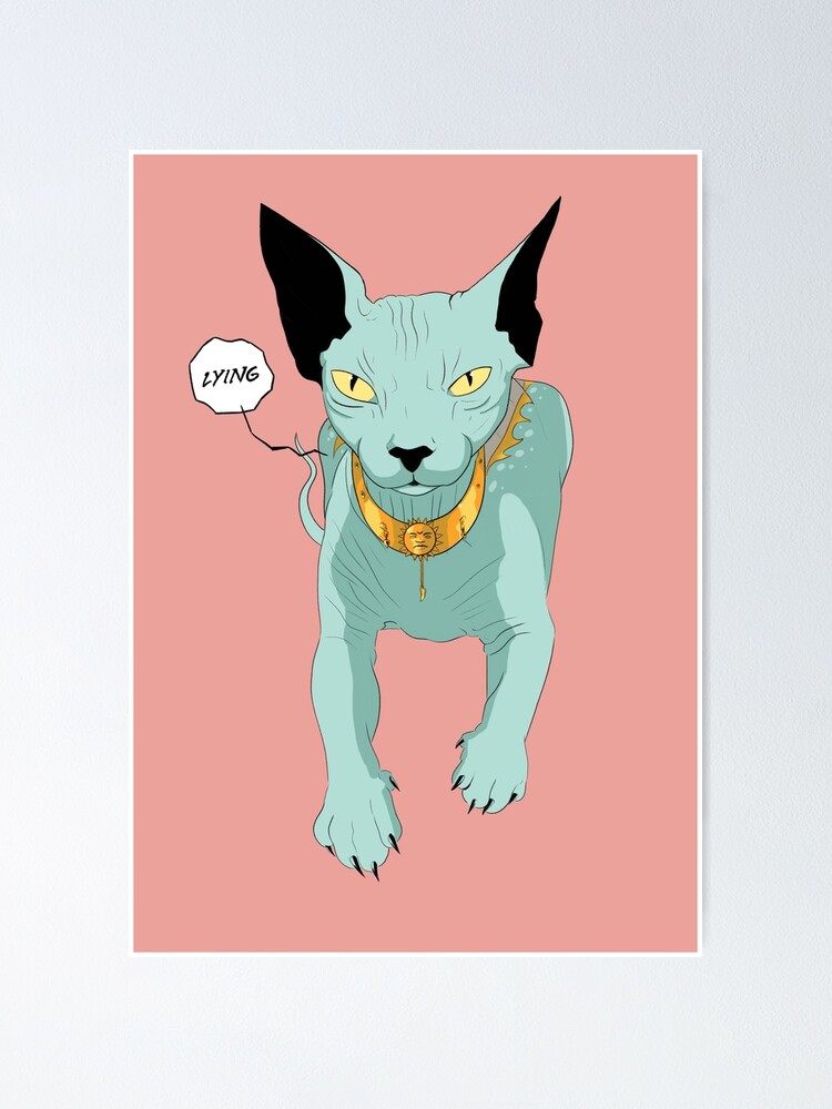 Alternate view of Lying Cat Poster