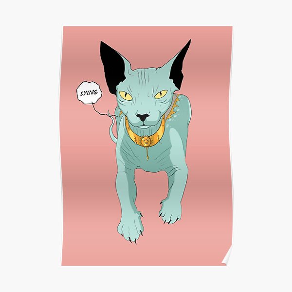 Lying Cat Poster