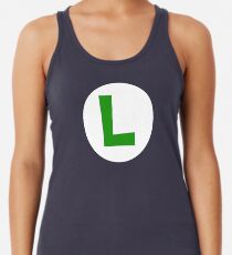 Super Mario Luigi Symbol Racerback Tank Top