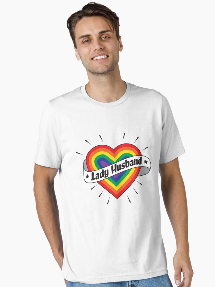 Thumbnail 1 von 7, Essential T-Shirt, Lady Husband - LGBT Pride Month Gift designt und verkauft von yeoys.