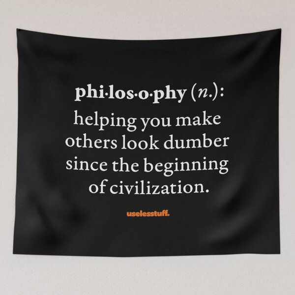 Item preview, 16263-01-BDK - Diccionario Uselesstuff® - Filosofía - Civilización (Blanco) designed and sold by Uselesstuff.