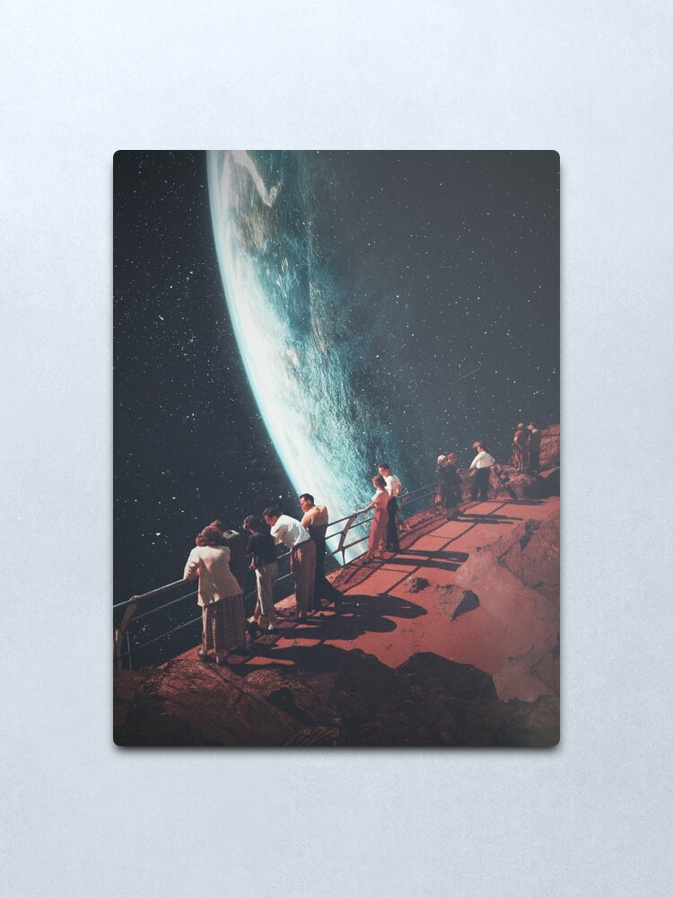 Alternate view of Missing the ones we Left Behind Metal Print