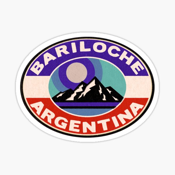 Esquí Bariloche Argentina Esquí Deportes Invierno Snowboard Pegatina