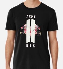 Camiseta premium para hombre BTS & ARMY: Más allá de la escena (sin fondo)