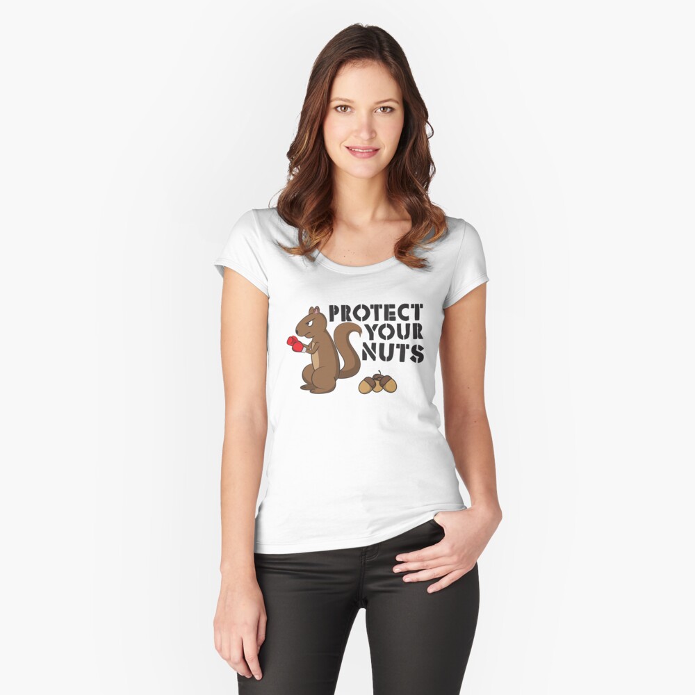 Item preview, Tailliertes Rundhals-Shirt designed and sold by yeoys.