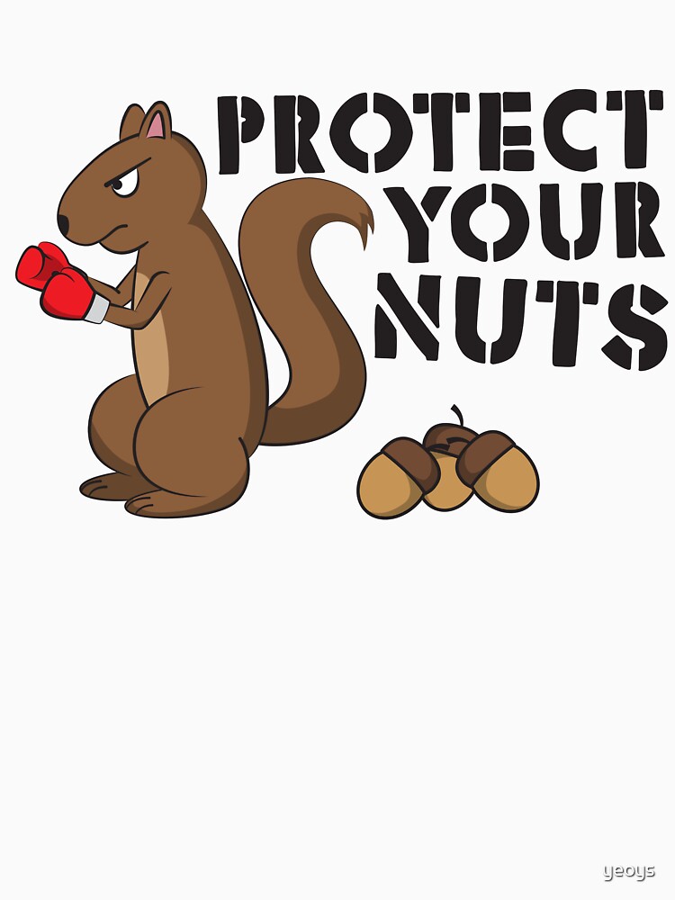 Thumbnail 7 von 7, Essential T-Shirt, Protect Your Nuts - Funny Irony And Sarcasm Gift designt und verkauft von yeoys.