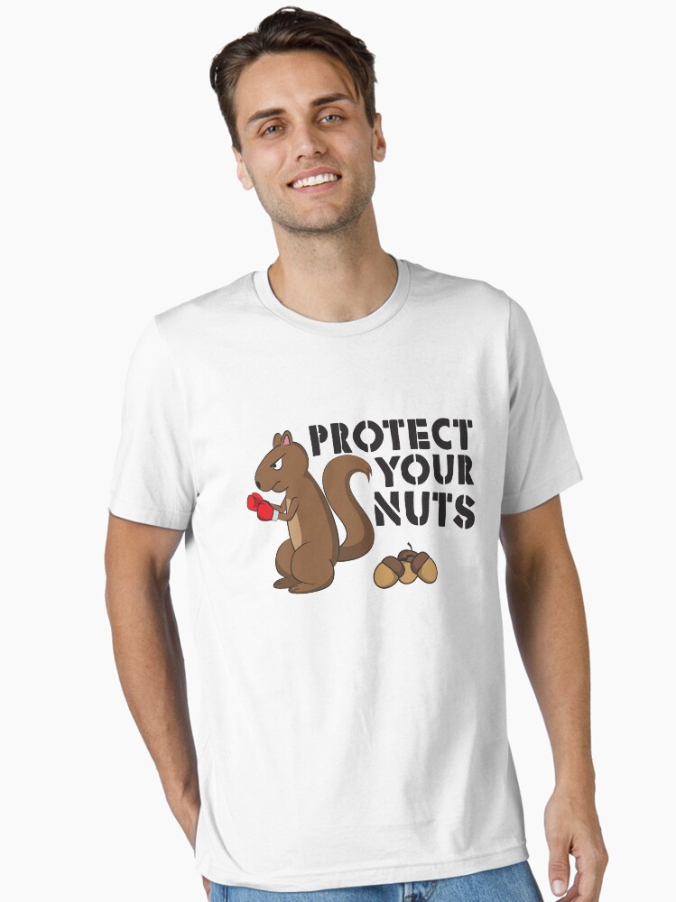 Thumbnail 1 von 7, Essential T-Shirt, Protect Your Nuts - Funny Irony And Sarcasm Gift designt und verkauft von yeoys.