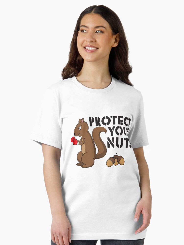 Thumbnail 2 von 7, Essential T-Shirt, Protect Your Nuts - Funny Irony And Sarcasm Gift designt und verkauft von yeoys.