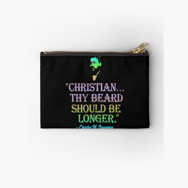 Item preview, Christian Thy Beard Should Be Longer Charles Spurgeon Quote Rainbow Colors | Spurgeon Gear designed and sold by Zoe White.