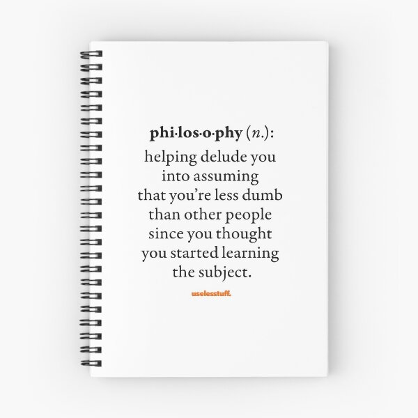 Item preview, 16263-03-BLT - Diccionario Uselesstuff® - Filosofía - Delirio (Negro) designed and sold by Uselesstuff.
