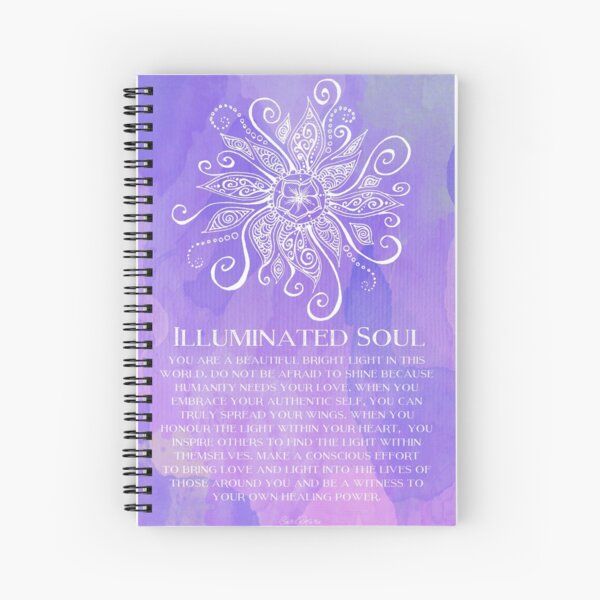 Illuminated Soul Spiral Notebook