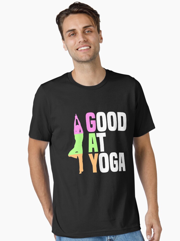 Thumbnail 1 von 7, Essential T-Shirt, Good At Yoga Vriksasana Tree Pose - LGBT Pride Month Gift designt und verkauft von yeoys.