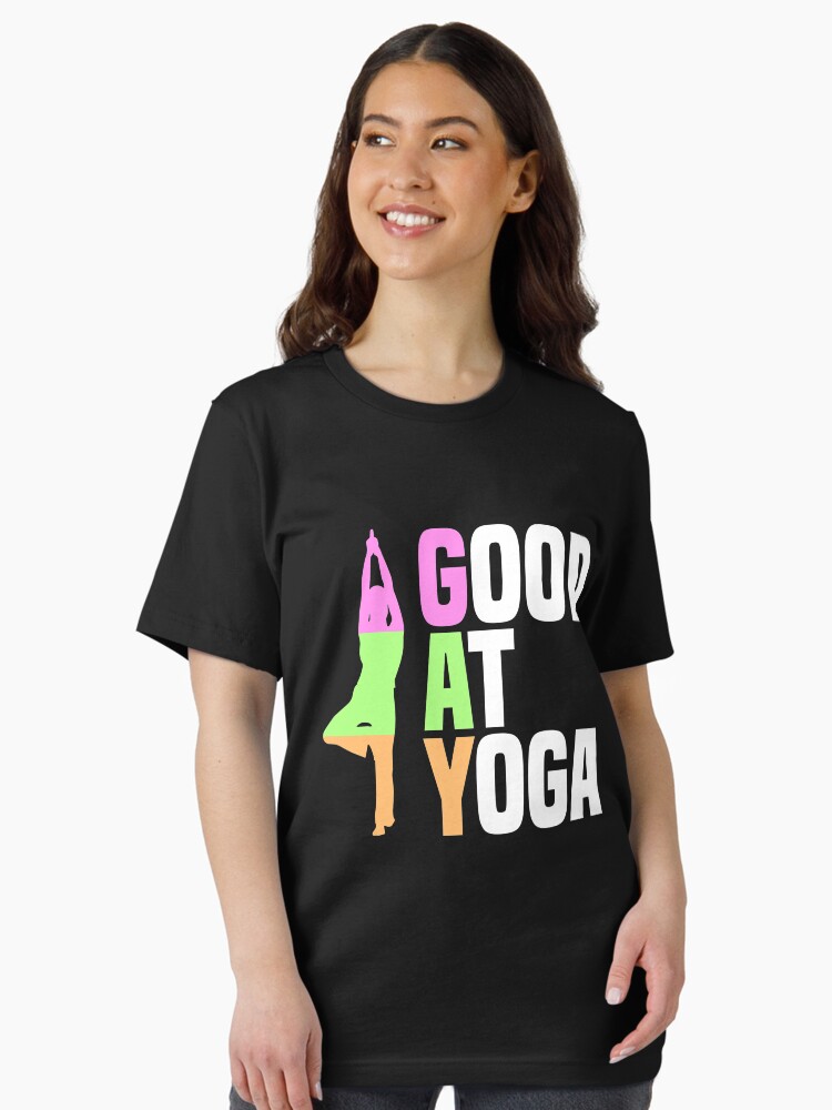 Thumbnail 2 von 7, Essential T-Shirt, Good At Yoga Vriksasana Tree Pose - LGBT Pride Month Gift designt und verkauft von yeoys.