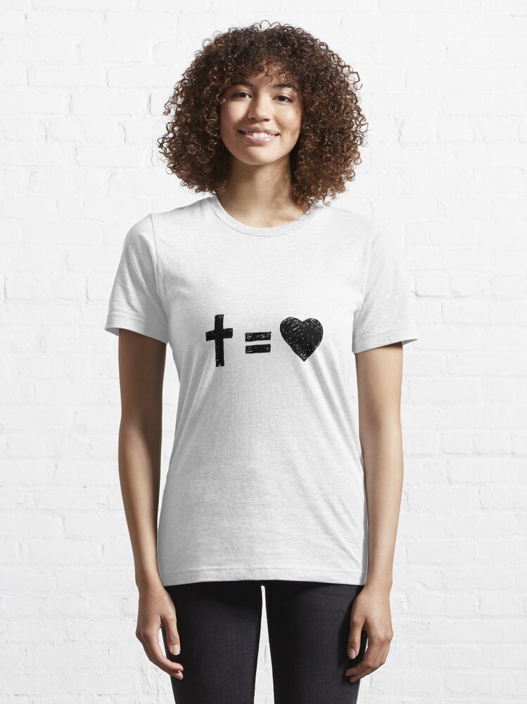 Cross Equals Heart