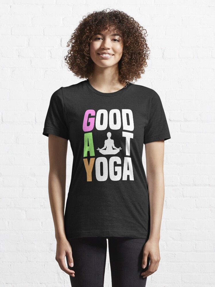 Alternative Ansicht von Good At Yoga Padmasana Lotus Pose - LGBT Pride Month Gift Essential T-Shirt