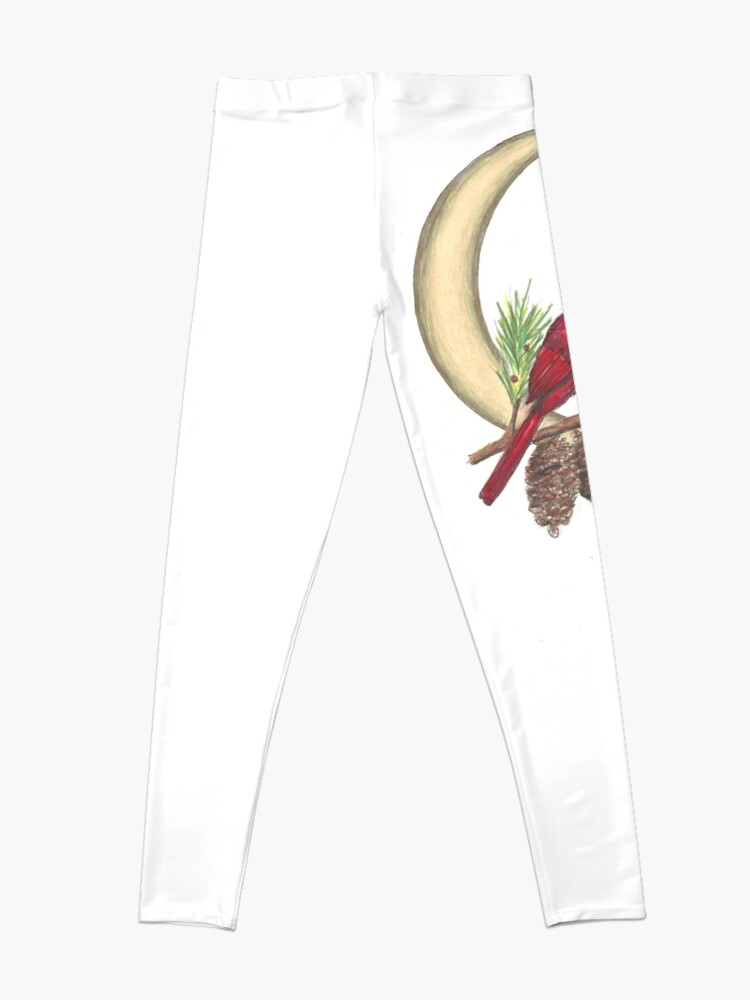 Alternate view of Cardinal - watching over me Leggings