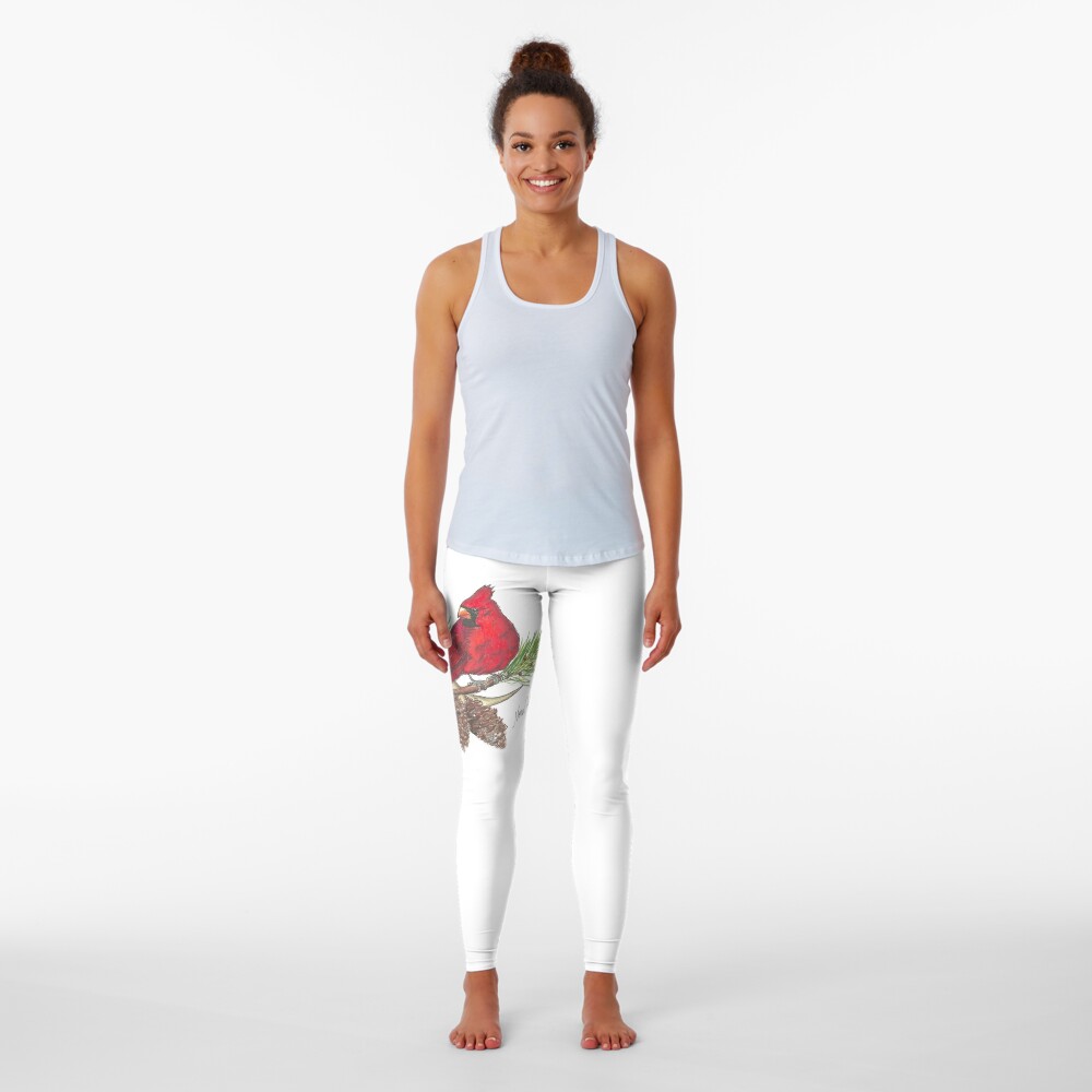 Cardinal - watching over me Leggings