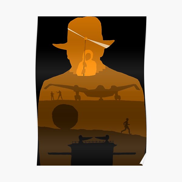 Indiana Jones And The Last Crusade Posters Redbubble