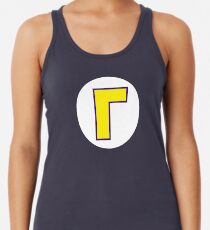 Super Mario Waluigi-Ikone Racerback Tank Top