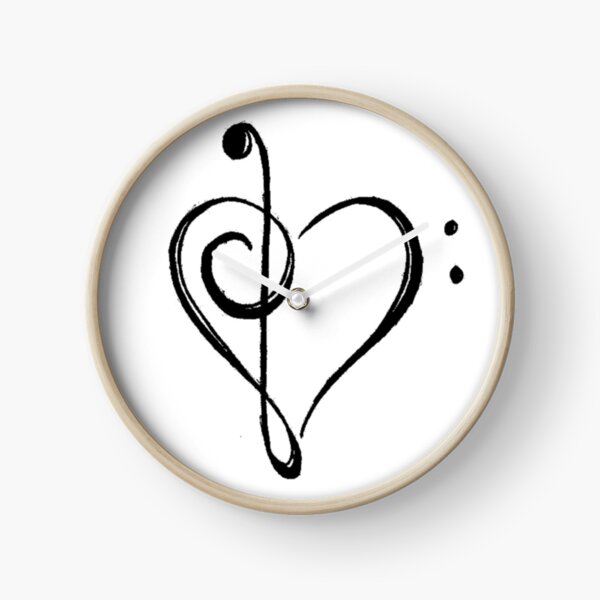 Amour de musique Horloge