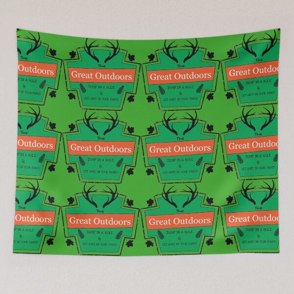 Item preview, The Great Outdoors Shirt - Fun Outdoor Shirt - Funny Camping Shirt - Fun Hiking Shirt - Funny Walking Shirt - Fun Camp tshirt designed and sold by happygiftideas.