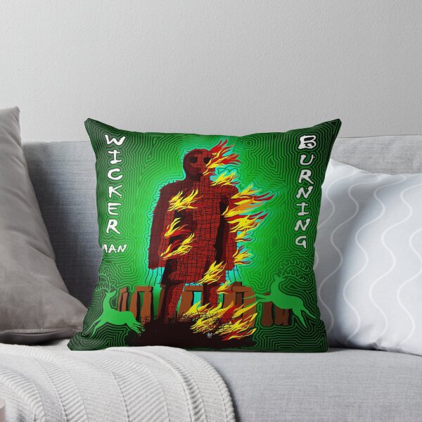 Item preview, WICKER MAN BURNING GREEN designed and sold by Neil Finnemore.