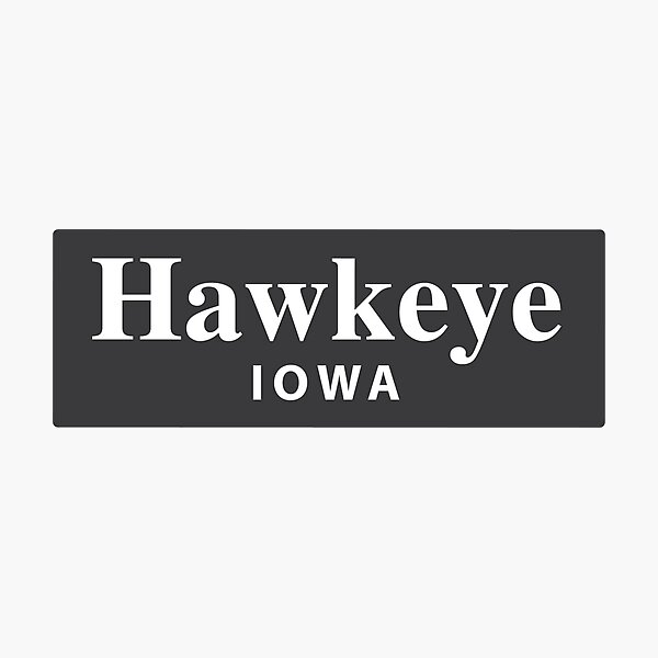 Item preview, Hawkeye, Iowa designed and sold by EveryCityxD2.