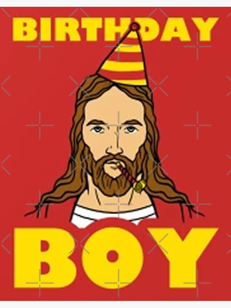 Birthday Boy Jesus Christmas Day Poster For Sale By Desire Inspire