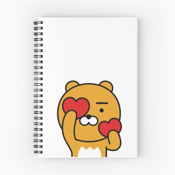 Item preview, KakaoTalk Friends Hello! Ryan Heart Eyes 2 (카카오톡 라이언) designed and sold by icdeadpixels.