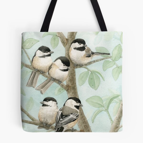 Item preview, Bird Tree with Chickadees designed and sold by Tracy Lizotte Studios.