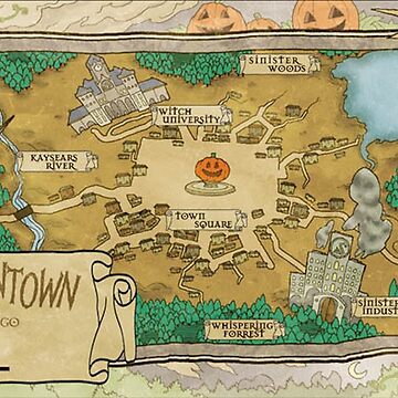 Halloween Town Map