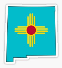 Turquoise New Mexico Sticker