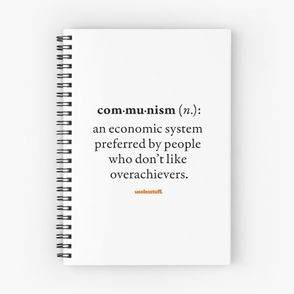Item preview, 16265-01-BLT – Uselesstuff® Dictionary – Communism – System (Black) designed and sold by Uselesstuff.