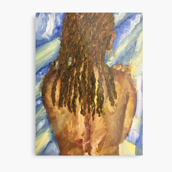 Cornrows Metal Print