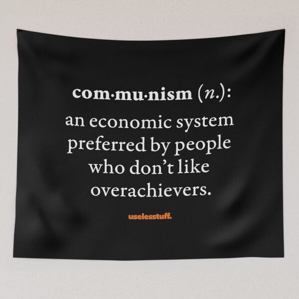Item preview, 16265-01-BDK – Uselesstuff® Dictionary – Communism – System (White) designed and sold by Uselesstuff.