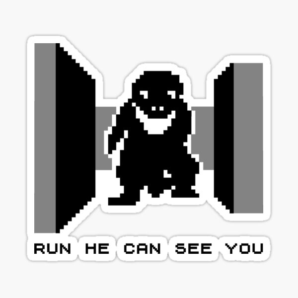 3D Monster Maze for ZX81 Sticker